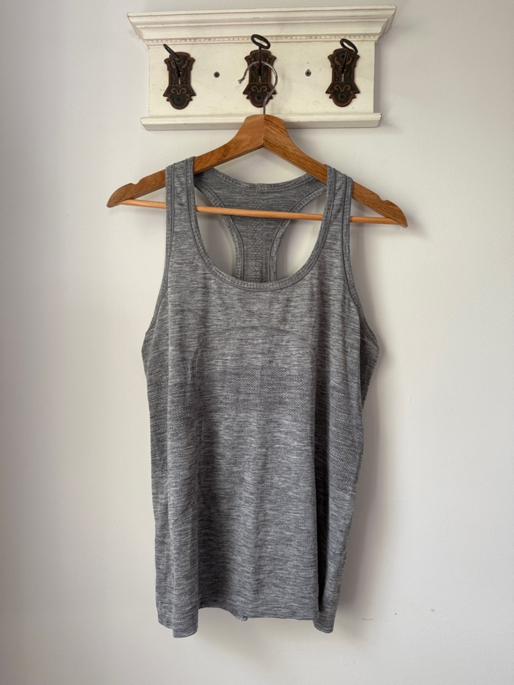lululemon Heather Gray Racerback Tank - Women's Athletic Active Top 10